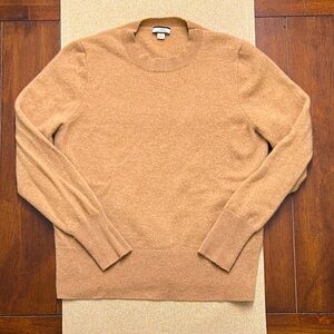 ❤️JCrew Tan Cashmere Crew neck Sweater